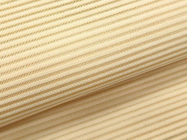 平和屋着物＊夏物　八寸名古屋帯　絽綴れ　丁子色　正絹　逸品　CABI5733fb