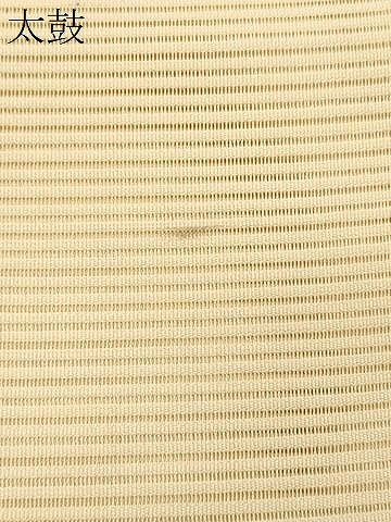 平和屋着物＊夏物　八寸名古屋帯　絽綴れ　丁子色　正絹　逸品　CABI5733fb