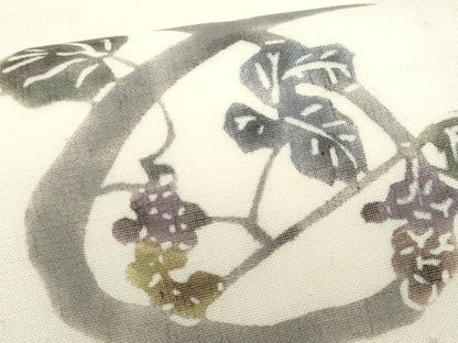 平和屋着物＊夏物　松煙染の第一人者　川島草苑　九寸名古屋帯　作家物　成り物　正絹　逸品　CABI5735fb