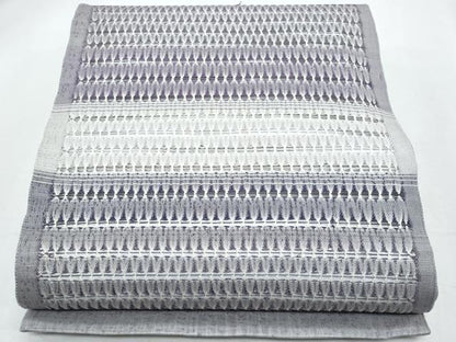 平和屋着物▽太鼓柄袋帯　スリーシーズン　春夏秋　もじり織　横段文　正絹　逸品　未使用　CABI5769fb