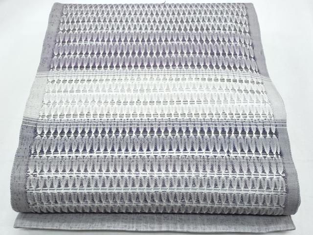 平和屋着物▽太鼓柄袋帯　スリーシーズン　春夏秋　もじり織　横段文　正絹　逸品　未使用　CABI5769fb