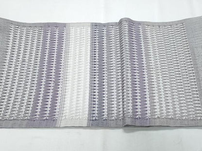 平和屋着物▽太鼓柄袋帯　スリーシーズン　春夏秋　もじり織　横段文　正絹　逸品　未使用　CABI5769fb