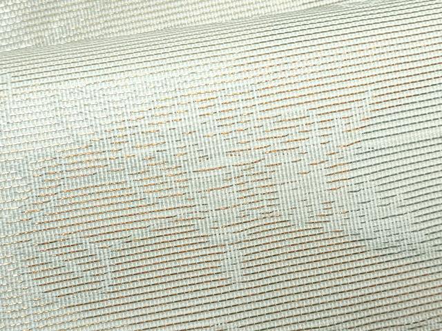 平和屋着物＊夏物　九寸名古屋帯　萩　金銀糸　正絹　逸品　CABI5772fb