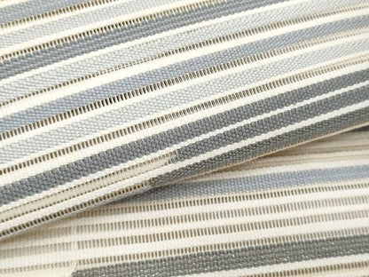 平和屋着物＊夏物　八寸名古屋帯　絽綴れ　抽象文　銀糸　正絹　逸品　CABI5774fb