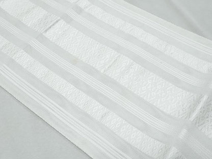 平和屋着物＊夏物　八寸名古屋帯　博多織　紗献上　生成り色　CABI5795fb