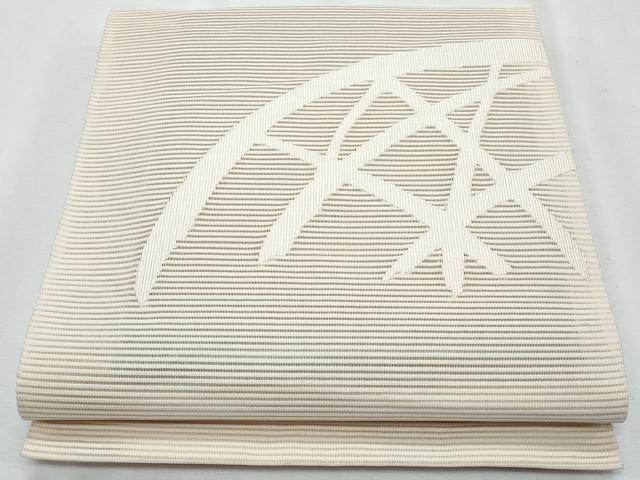 平和屋着物＊夏物　八寸名古屋帯　絽綴れ　籬文　正絹　逸品　CABI5814fb