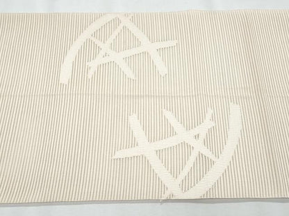 平和屋着物＊夏物　八寸名古屋帯　絽綴れ　籬文　正絹　逸品　CABI5814fb