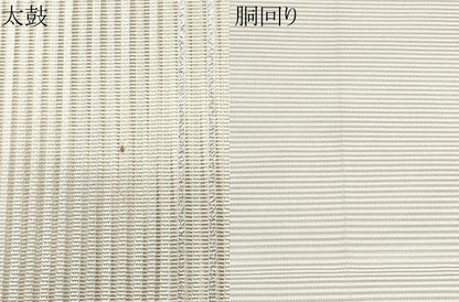 平和屋着物＊夏物　八寸名古屋帯　絽綴れ　市松文　銀糸　正絹　逸品　CABI5825fb