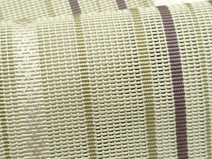 平和屋着物＊夏物　本場筑前博多織　八寸名古屋帯　千鳥立波間道　博多金ラベル　証紙付き　正絹　逸品　CABI5831fb