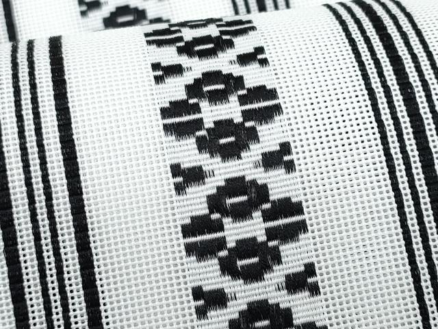 平和屋着物＊夏物　八寸名古屋帯　博多織　紗献上　生成り色　CABI5844fb