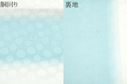 平和屋着物＊夏物　九寸名古屋帯　水玉　正絹　逸品　CABI5856fb