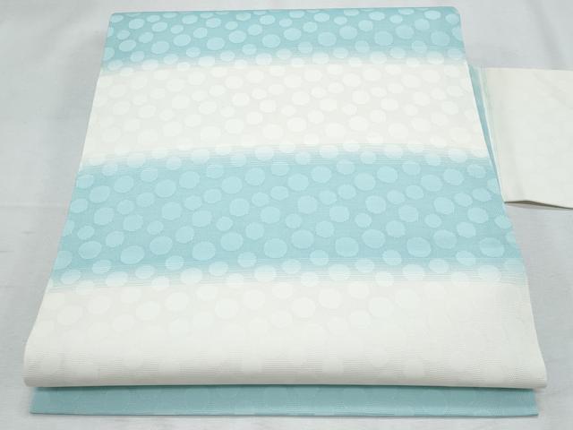 平和屋着物＊夏物　九寸名古屋帯　水玉　正絹　逸品　CABI5856fb