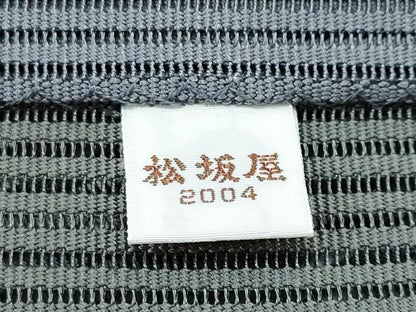 平和屋着物＊夏物　八寸名古屋帯　絽綴れ　立波文　金銀糸　松坂屋扱い　正絹　逸品　CABI5877fb