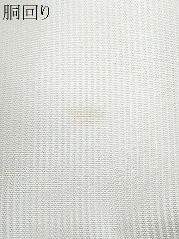 平和屋着物＊夏物　九寸名古屋帯　流水枝葉文　銀糸　正絹　逸品　CABI5881fb