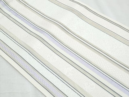 平和屋着物＊夏物　本場筑前博多織　八寸名古屋帯　花間道　正絹　逸品　CABI5889fb