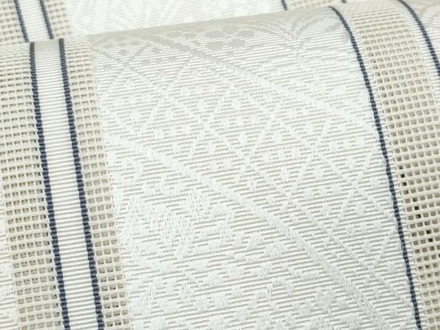 平和屋着物＊夏物　本場筑前博多織　八寸名古屋帯　花間道　正絹　逸品　CABI5889fb
