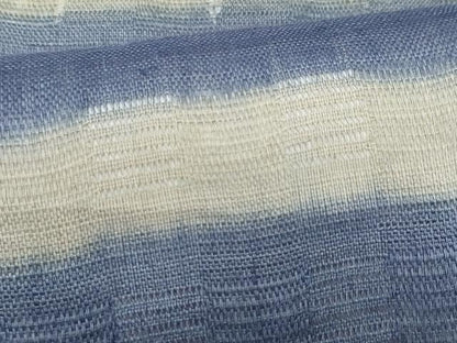 平和屋着物＊夏物　九寸名古屋帯　花倉織　横段文　麻　逸品　CABI5909fb
