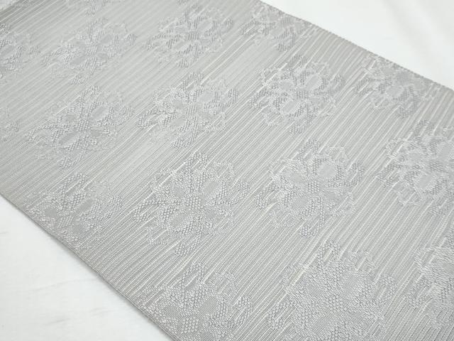 平和屋着物＊夏物　八寸名古屋帯　絽綴れ　草花文　正絹　逸品　CABI5915fb