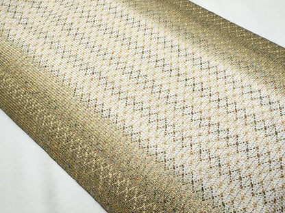 平和屋着物＊夏物　八寸名古屋帯　組み織　菱間道　金糸　正絹　逸品　CABI5930fb