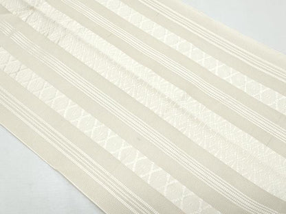 平和屋着物＊夏物　八寸名古屋帯　紗献上　灰梅色　正絹　逸品　CABI5937fb