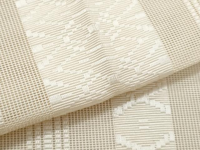 平和屋着物＊夏物　八寸名古屋帯　紗献上　灰梅色　正絹　逸品　CABI5937fb