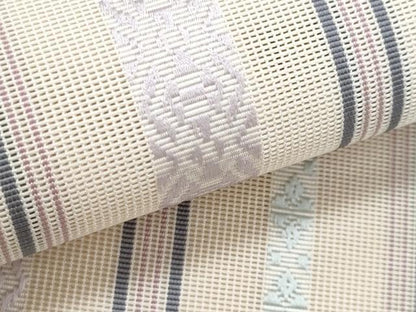 平和屋着物＊夏物　本場筑前博多織　八寸名古屋帯　紗献上　薄卵色　やまと誂製　正絹　逸品　CABI5941fb