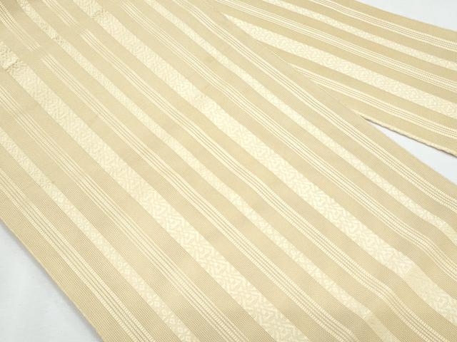 平和屋着物＊夏物　本場筑前博多織　八寸名古屋帯　紗献上　蜂蜜色　正絹　逸品　CABI5944fb