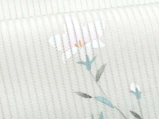 平和屋着物＊夏物　九寸名古屋帯　手描き　枝花文　正絹　逸品　CABI5970fb