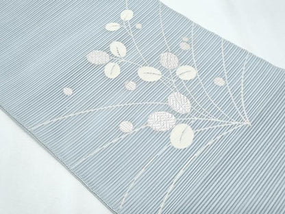 平和屋着物＊夏物　八寸名古屋帯　絽綴れ　萩　金銀糸　正絹　逸品　CABI5974fb