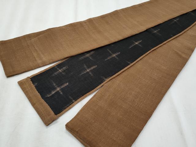 平和屋着物＊夏物　創作　男性　角帯　渋紙色　CABI5987fb