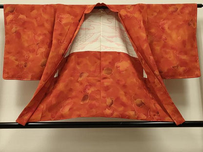 平和屋着物＃羽織　地紋起こし　枝花文　暈し染め　正絹　逸品　未使用　CABI6011in