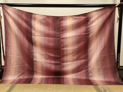 平和屋着物＃道行コート　二部式　単衣　変わり間道　暈し染め　正絹　逸品　CABI6015in