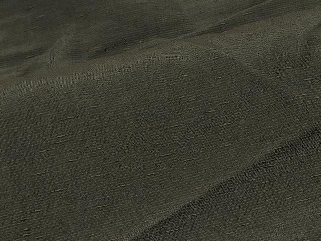 平和屋着物＃男性　長羽織　紬地　黒地　正絹　逸品　CABI6019in