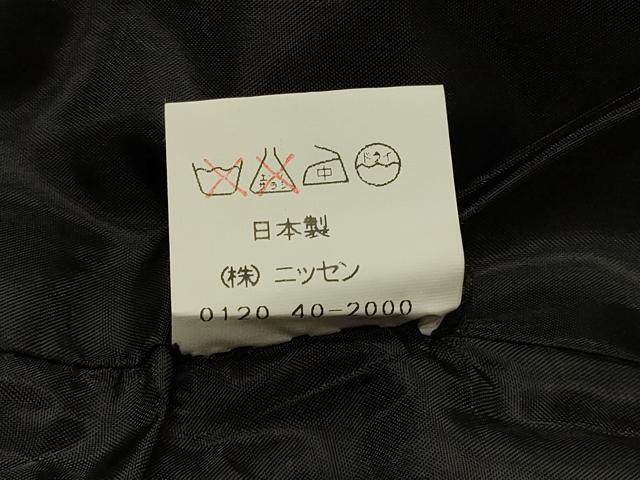 平和屋着物＃道中着　格子花文　ロング丈　洗える着物　CABI6050in