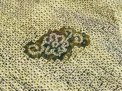 平和屋着物＃羽織　総絞り　花唐草文　正絹　逸品　CABI6054in