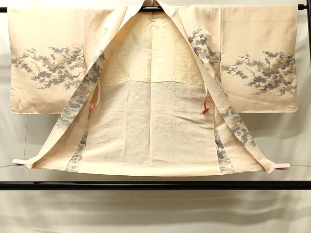平和屋着物＃羽織　寿光織　立波文　金銀糸　正絹　逸品　CABI6067in