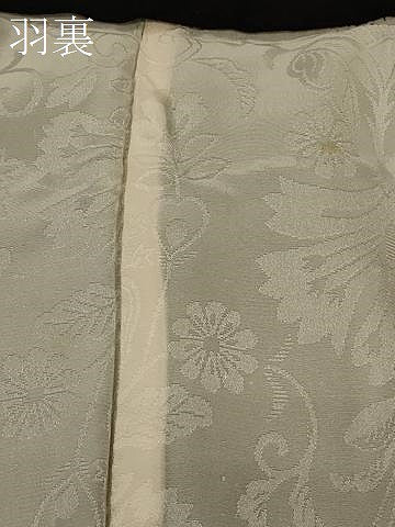 平和屋着物＃羽織　立波文　黒地　金銀彩　正絹　逸品　CABI6073in