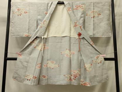 平和屋着物＃道中着　単衣　辻が花　ロング丈　正絹　逸品　未使用　CABI6082in