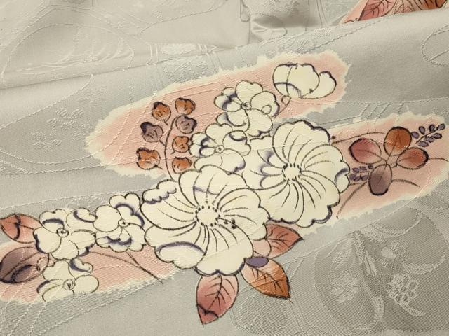 平和屋着物＃道中着　単衣　辻が花　ロング丈　正絹　逸品　未使用　CABI6082in