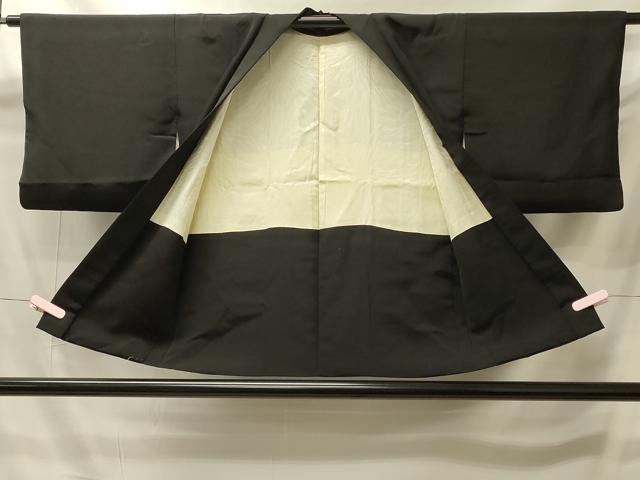 平和屋着物＃羽織　寿光織　枝蕾　黒地　金銀糸　正絹　逸品　CABI6100in