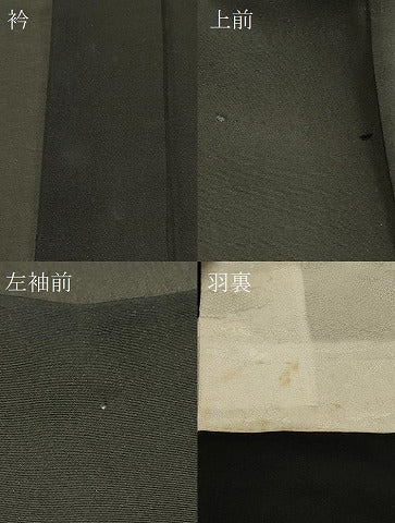 平和屋着物＃羽織　霞舞羽文　黒地　正絹　逸品　CABI6122in