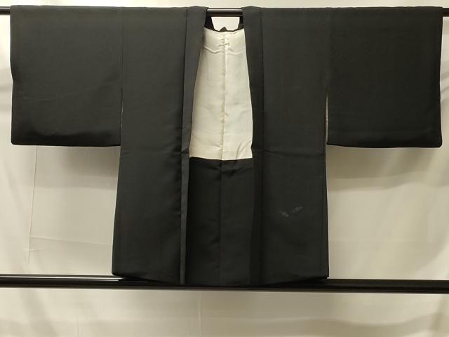 平和屋着物＃羽織　霞舞羽文　黒地　正絹　逸品　CABI6122in