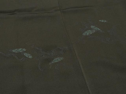 平和屋着物＃羽織　霞舞羽文　黒地　正絹　逸品　CABI6122in
