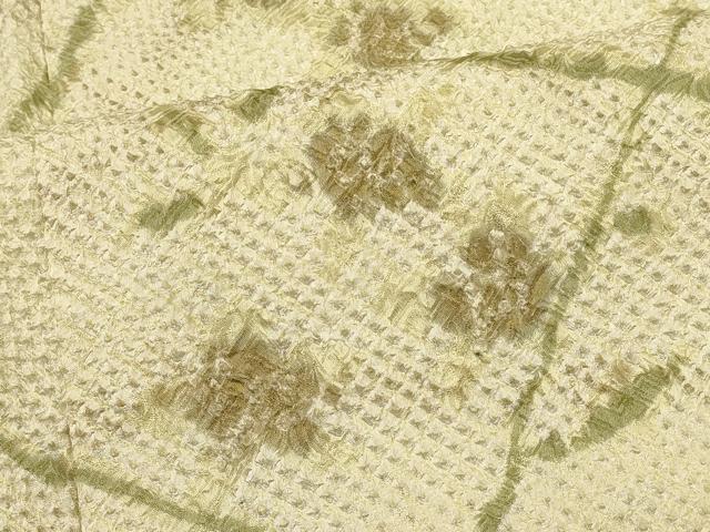平和屋着物＃羽織　総絞り　舞花文　正絹　逸品　CABI6139in