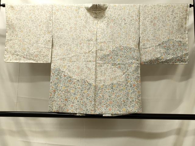 平和屋着物＃羽織　更紗花文　正絹　逸品　未使用　CABI6143in
