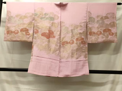 平和屋着物＃羽織　寿光織　菊づくし　金銀糸　正絹　逸品　CABI6144in