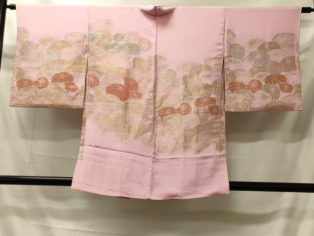平和屋着物＃羽織　寿光織　菊づくし　金銀糸　正絹　逸品　CABI6144in
