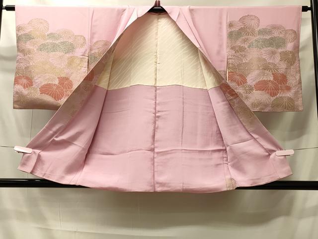 平和屋着物＃羽織　寿光織　菊づくし　金銀糸　正絹　逸品　CABI6144in
