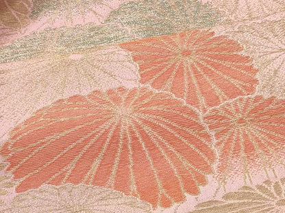 平和屋着物＃羽織　寿光織　菊づくし　金銀糸　正絹　逸品　CABI6144in