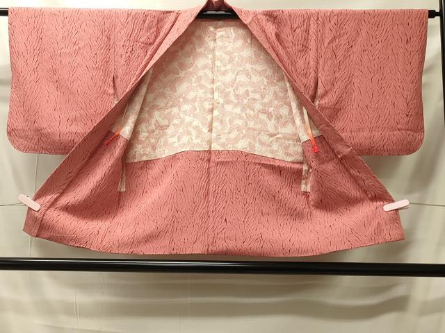 平和屋着物＃羽織　木目絞り　正絹　逸品　CABI6145in